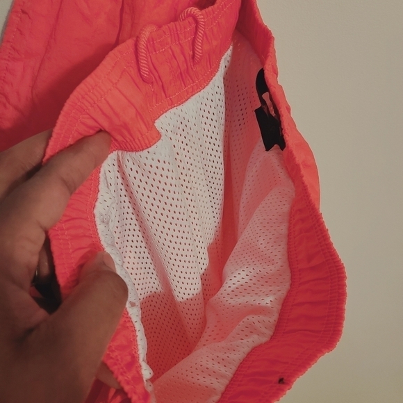 Air Jordan | Men's Retro Pink and Black Colorblock Legacy Swim Shorts (Size 3XL) - Picture 8 of 14